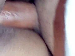 arab wife takes a pussy creampie