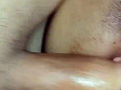 arab wife takes a pussy creampie