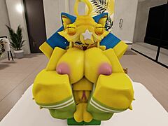 Furry Couple's Big Ass Anal in Roblox House