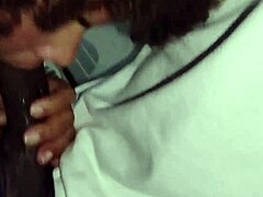 prostitute gulps giant cock licks balls at swingers party