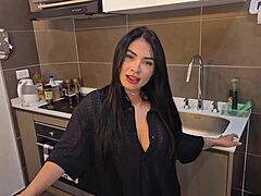 Alejandra Palacios Deepthroats Husband's Big Cock Post-Work