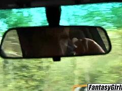 carmella bing's fat ass takes two monster cocks pumping hard