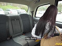 fake taxi wow stunning fit brunette rides monster cock for discount fare!