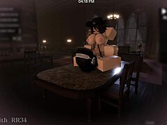 Cowgirl Slut Rides Deepthroat Creampie Fuck in Library Game