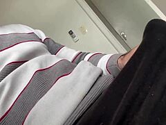 Big White Dick Works Out Hard For Five Minutes