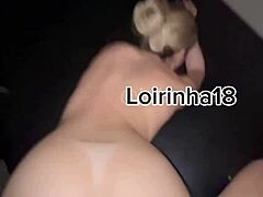 amateur couple bangs hot blonde in steamy motel room