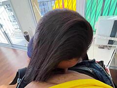 Brazilian Milf's Big Tits Bounce In First-Time POV Blowjob Swallow