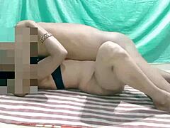 Desi Bhabhi's Hot Christmas Sex With Lucky Devar Creampie