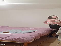 petite tease strips masturbates with clothes ripped off