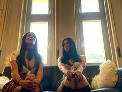kira queen anissa kate creampied after skipping homework