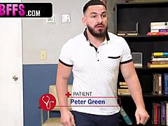 Doctors ravage bent-over flexible teens doggystyle in hospital orgy