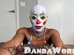 Cleo Panda deepthroats BBC facefucks anal clown slut savagery!