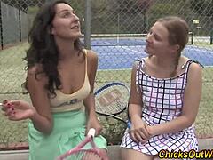 real aussie lesbians finger and munch hairy pussies in hd outdoor feast