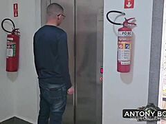 fitness milf secretary chokes on huge cock during casting interview at clinic