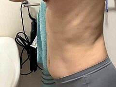 june 15 2025 i showered with my japanese wife then fucked her while pinching her big hard nipples