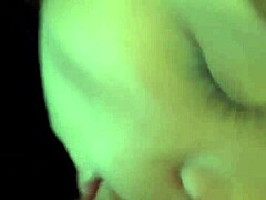 waking up to her sloppy deepthroat choke gag and swallow tease