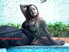 bhabhi's exclusive poolside fuck goes all in
