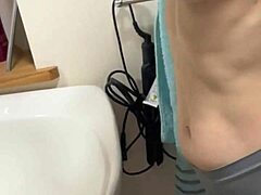 june 15 2025 i showered with my japanese wife then fucked her while pinching her big hard nipples