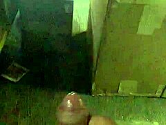 Jacking my cock at work... whoops, Mexican boss walks in! 😏💦