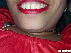 indian bhabhi moans loud during horny blowjob ride