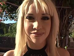 A horny blonde with saggy tits rides cock anally 😈🍑💦 Cowgirl doggystyle blowjob cum in mouth!