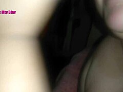 giving him a sloppy blowjob and titjob 😏