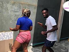 african maid chases that huge cock uncut 🔥🍆 full vid on xvideos red!