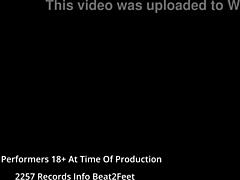 BIG TITS Black Babe GIGGLES Feet Strut in HEELS Close!