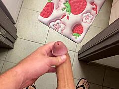 Stepmom's steamy bathroom show sparks my secret jerk session