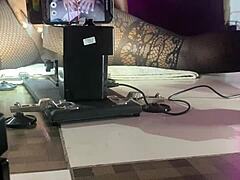 Pussy Machine Pounds Milf to Huge Squirts