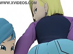 android 18 shakes monster ass teasing wildly