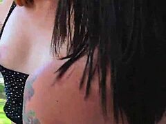 Blonde Friend's Balcony Tease Turns Intimate