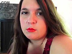 curvy amateur chats dirty during casting interview squeezing her natural tits pov