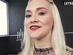 blonde teen 18+ dominated her limit by huge cock in tight pussy