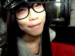 Asian Shemale Jelly Pounds TS Celine in Wild Interracial Anal