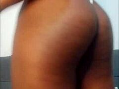 seductive ebony amateurs tease with big asses and blowjobs in homemade compilation