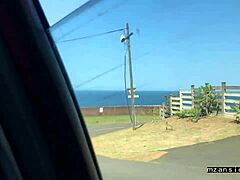 Teen Fucks Tight Wet Pussy In Beach Dress Hard