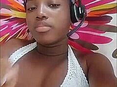 seductive ebony amateurs tease with big asses and blowjobs in homemade compilation