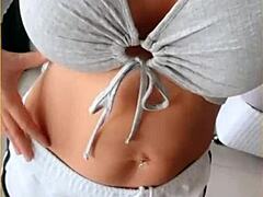 wifey rocks that tit flashing shirt so damn hot