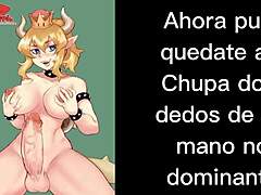 Bowsette joi cei instructions cum blowjob spanish tease