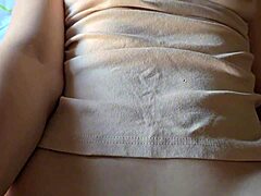huge cum floods stepsister panties during intense dick rub