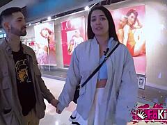 nuria millan flashed and fucked rough outdoors from valencia to madrid