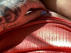 brazilian teen stuffs four fingers in tight pussy to orgasm