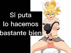 Bowsette joi cei instructions cum blowjob spanish tease