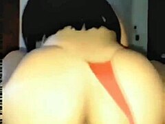 chubby latina housewife addicted to anal with her fat cock cuckold hubby