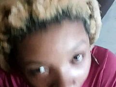 Eboni Princess Deepthroats Ebony Cock in Silent Sloppy POV