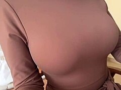 big natural titted neighbor milf teases homemade outdoor