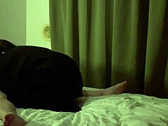 Japanese Amateur Teen With Big Tits Gets Rough Backshot Creampie On Her Ass In Bedroom POV