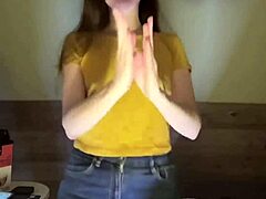 tiktok girl dances in stockings bra sexy miniskirt twerking panties 😘🔥 juliaveil