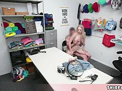 uh security jack vegas uh catches cute shoplifter lily and fucks her rough